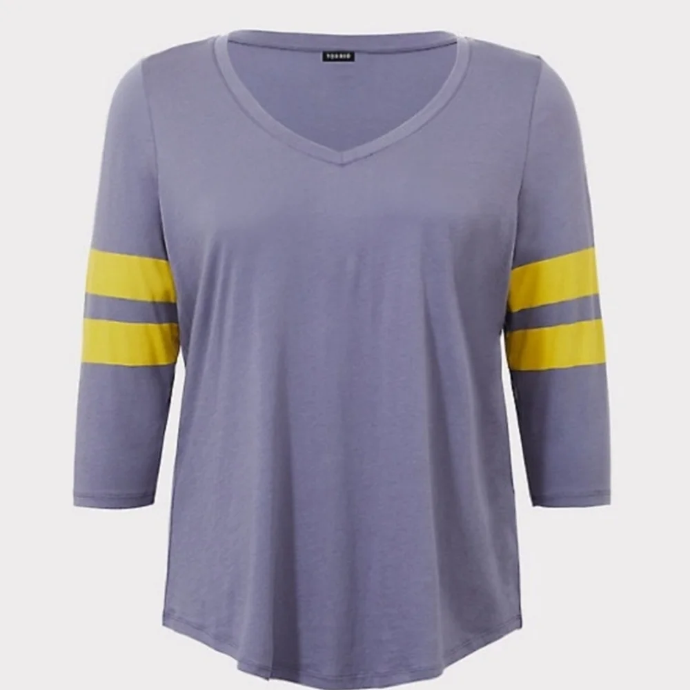 Torrid TShirt Quarter Sleeve 2 - Picture 3 of 5